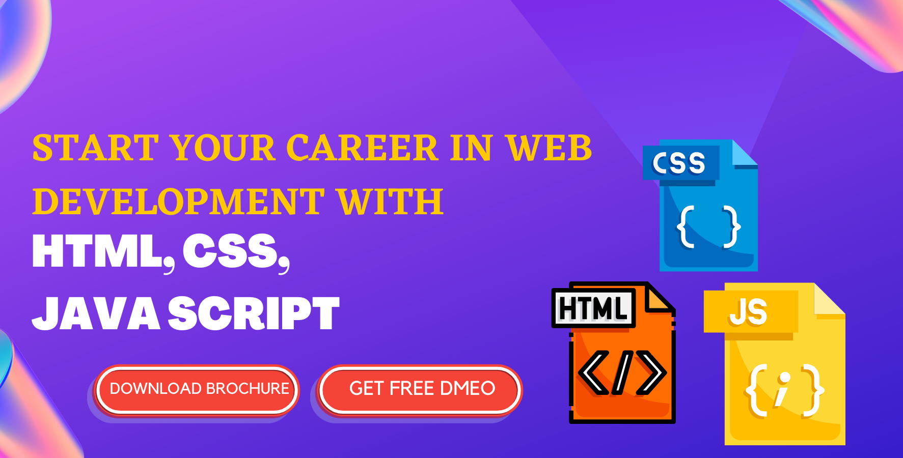 HTML CSS JAVASC training course